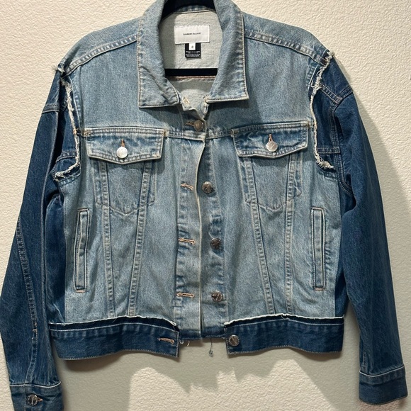 Current Elliot Carina Denim Jacket/ 2 tone wash - Picture 1 of 5